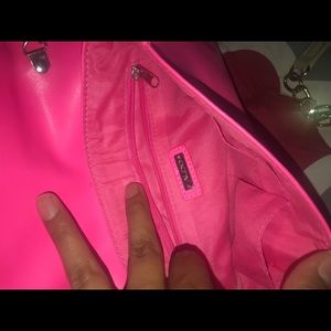 Aldo hot pink side purse